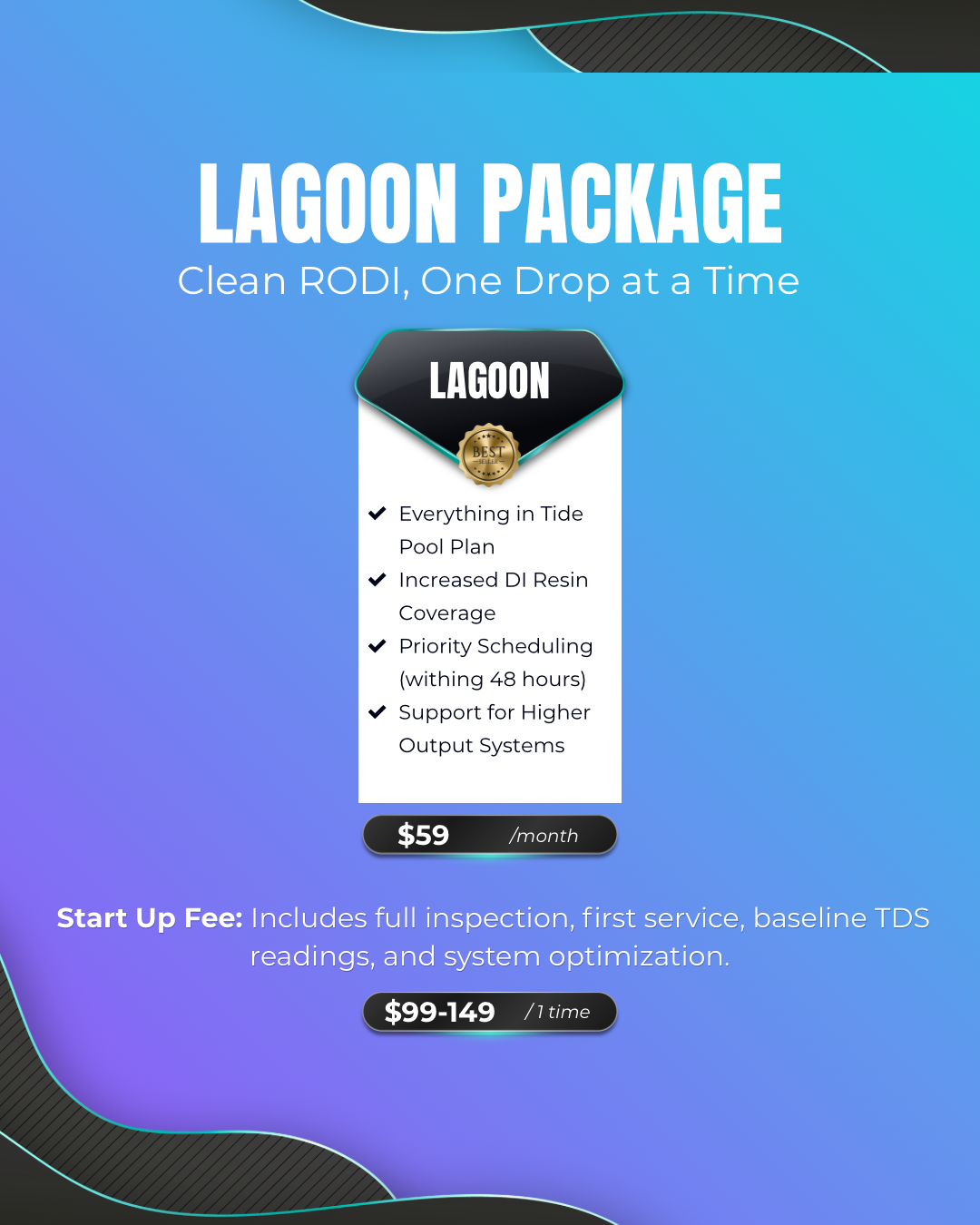 Lagoon RO/DI Service Plan