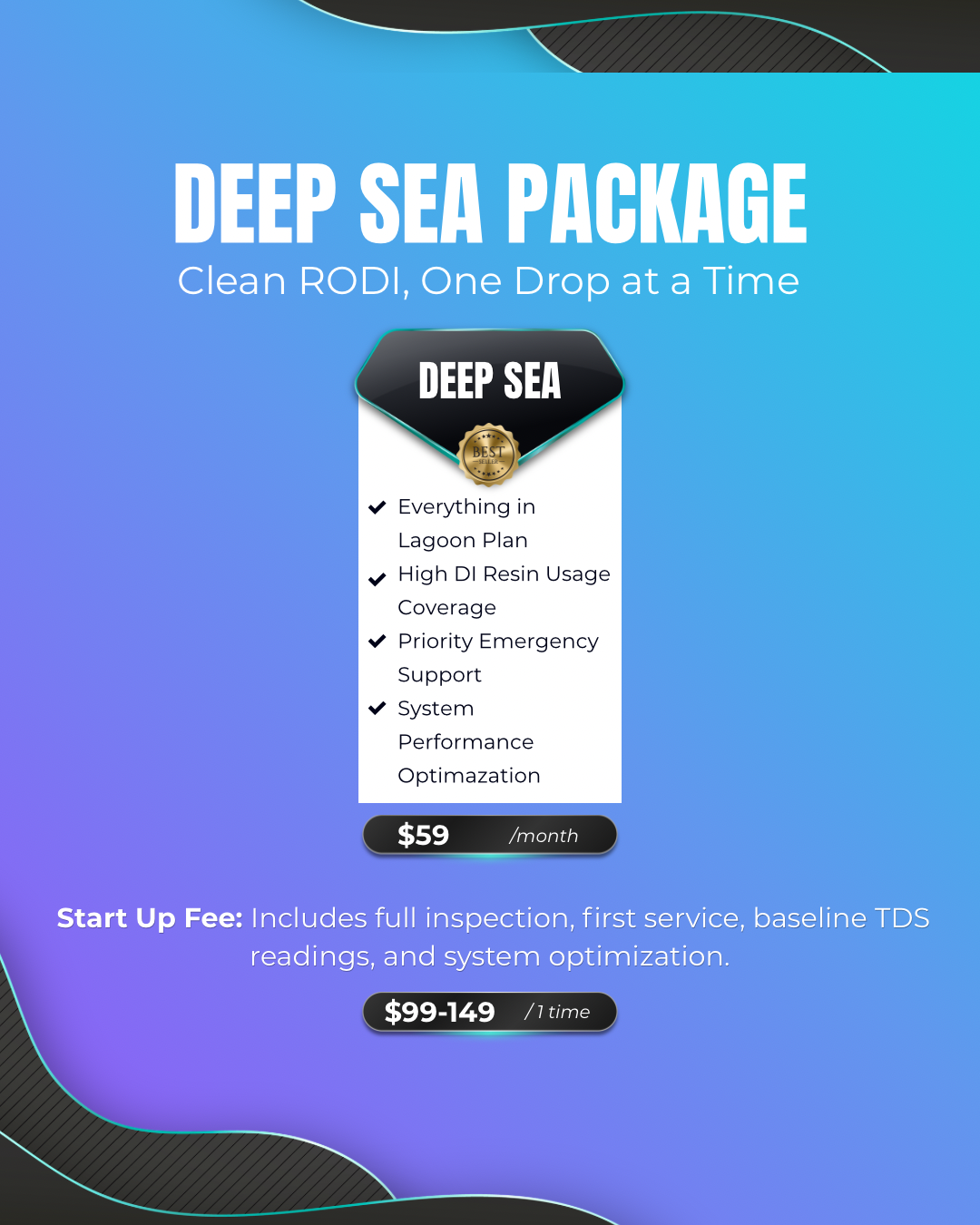 Deep Sea RO/DI Service Plan