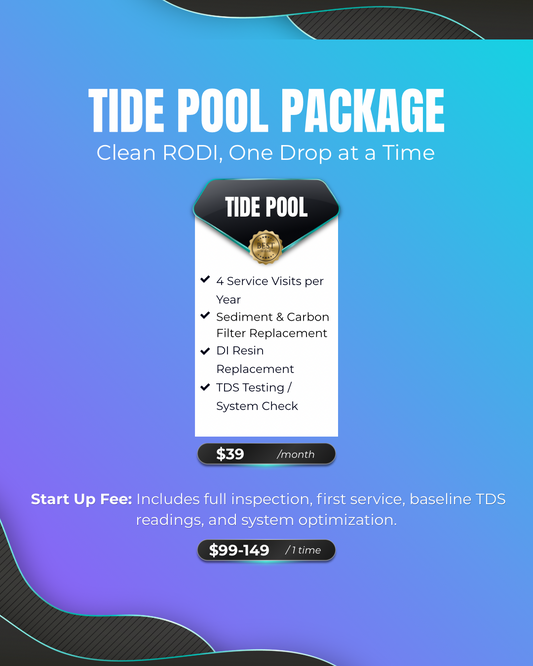 Tide Pool RO/DI Service Plan